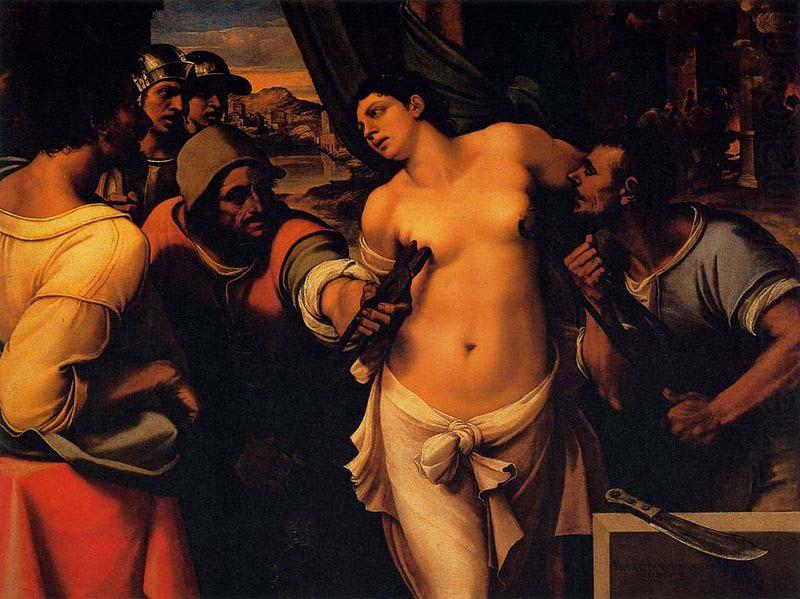 Sebastiano del Piombo Martyrdom of St Agatha china oil painting image